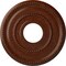 Ekena Millwork Valeriano Medallion (Canopies up to 6 1/4"), 12 1/8"OD x 3 5/8"ID x 3/4"P, Burnished Mahogany CM12VABMC - alternate 1